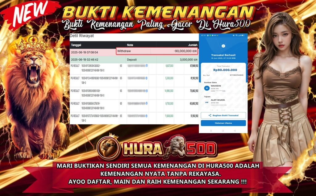 BUKTI JACKPOT SLOT MAHJONG WAYS 2 TERPERCAYA DI INDONESIA TGL 19-06-2025