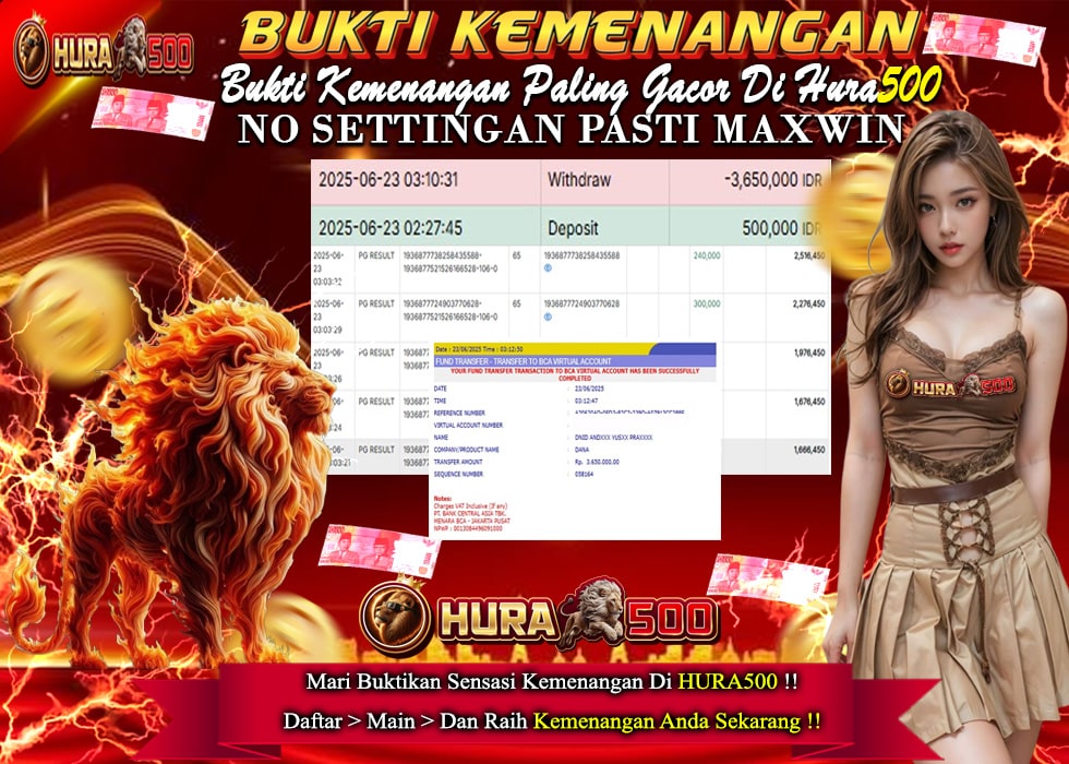 BUKTI JACKPOT SLOT MAHJONG WAYS TERPERCAYA DI INDONESIA TGL 23-06-2025