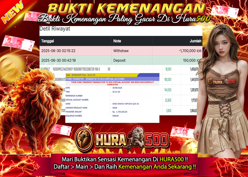 BUKTI JACKPOT SLOT MAHJONG WAYS TERPERCAYA DI INDONESIA TGL 30-06-2025