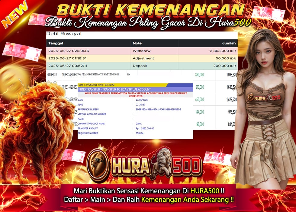 BUKTI JACKPOT SLOT MAHJONG WAYS TERPERCAYA DI INDONESIA TGL 27-06-2025