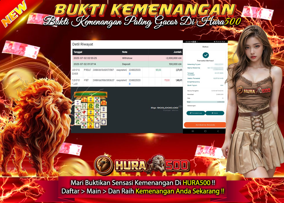BUKTI JACKPOT SLOT MAHJONG WINS 2 TERPERCAYA DI INDONESIA TGL 02-07-2025