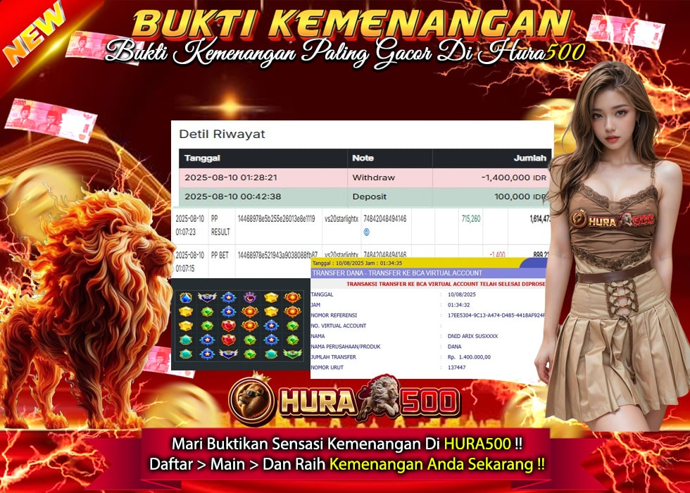 BUKTI JACKPOT SLOT STARLIGHT OF PRINCES 1000 TERPERCAYA DI INDONESIA TGL 10-08-2025