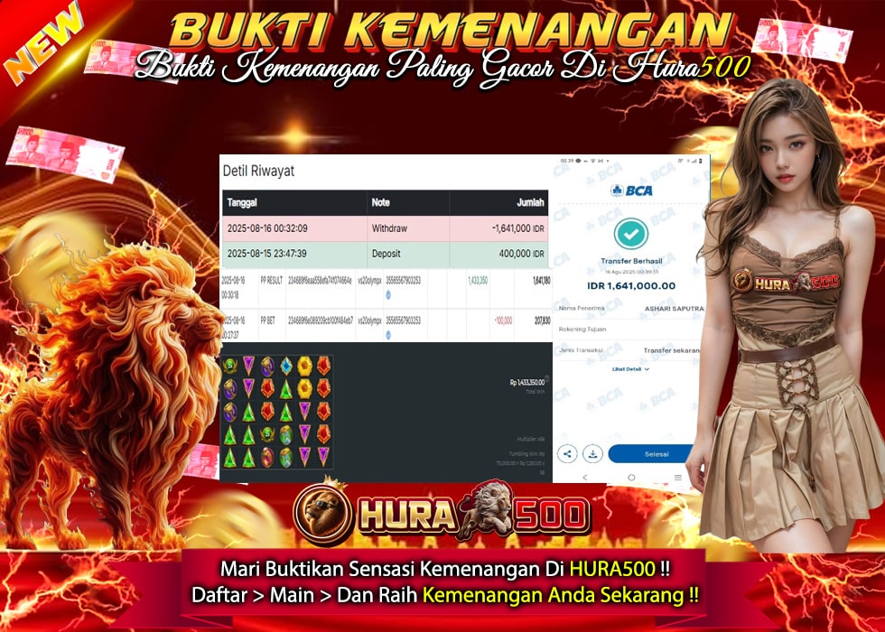 BUKTI JACKPOT SLOT GATES OF OLYMPUS 1000 TERPERCAYA DI INDONESIA TGL 16-08-2025