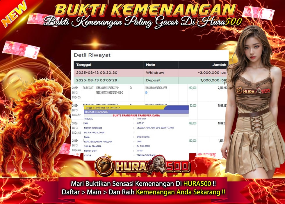 BUKTI JACKPOT SLOT MAHJONG WAYS TERPERCAYA DI INDONESIA TGL 13-08-2025