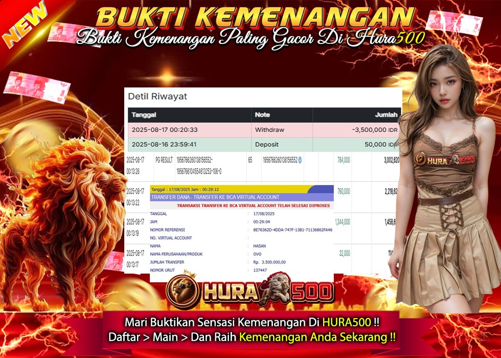 BUKTI JACKPOT SLOT MAHJONG WAYS TERPERCAYA DI INDONESIA TGL 17-08-2025