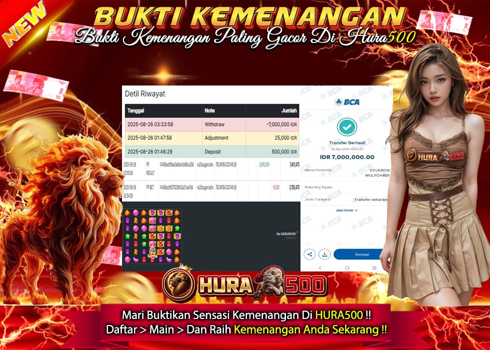 BUKTI JACKPOT SLOT SUGAR RUSH 1000 TERPERCAYA DI INDONESIA TGL 26-08-2025
