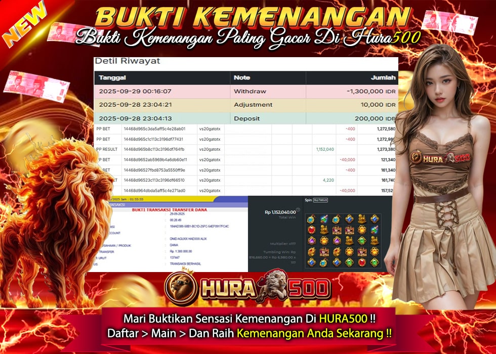 BUKTI JACKPOT SLOT GATES OF GATOT KACA 1000 TERPERCAYA DI INDONESIA TGL 29-09-2025
