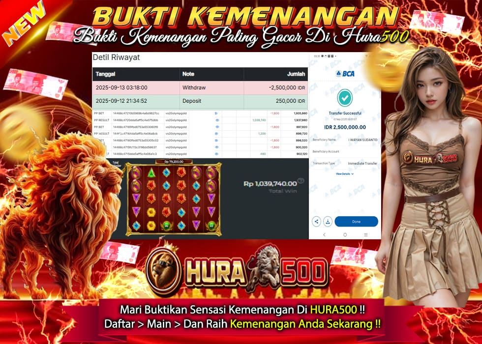 BUKTI JACKPOT SLOT GATES OF OLYMPUS TERPERCAYA DI INDONESIA TGL 13-09-2025