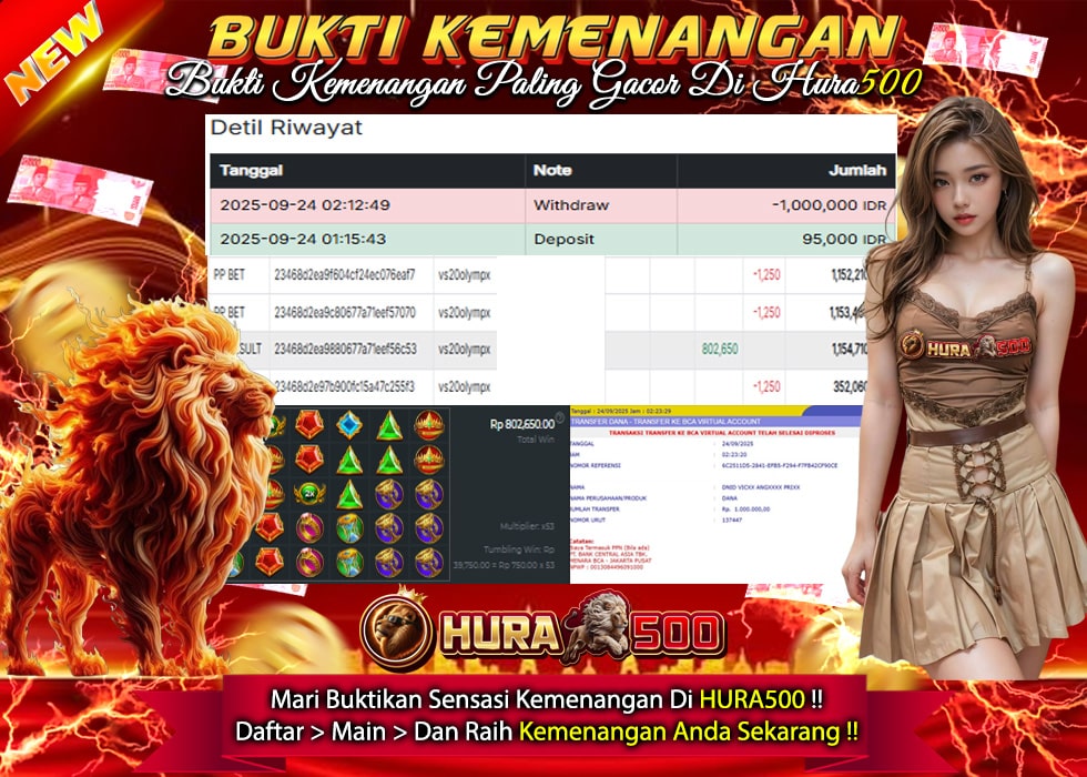 BUKTI JACKPOT SLOT GATES OF OLYMPUS  TERPERCAYA DI INDONESIA TGL 24-09-2025