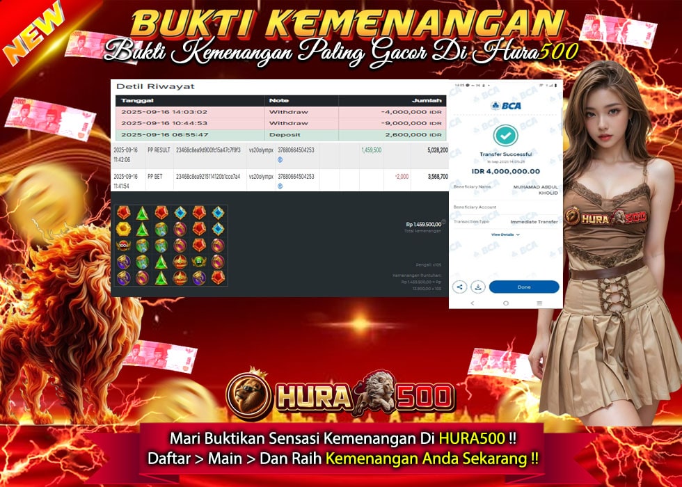 BUKTI JACKPOT SLOT GATES OF OLYMPUS 1000  TERPERCAYA DI INDONESIA TGL 16-09-2025