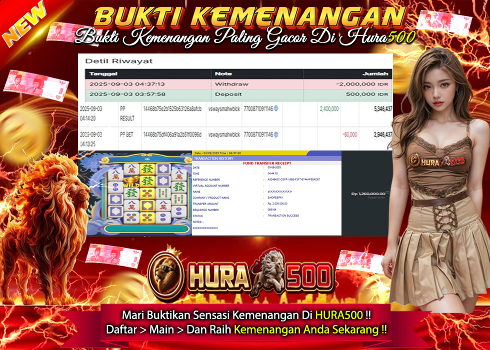 BUKTI JACKPOT SLOT MAHJONG WINS 3 TERPERCAYA DI INDONESIA TGL 03-09-2025