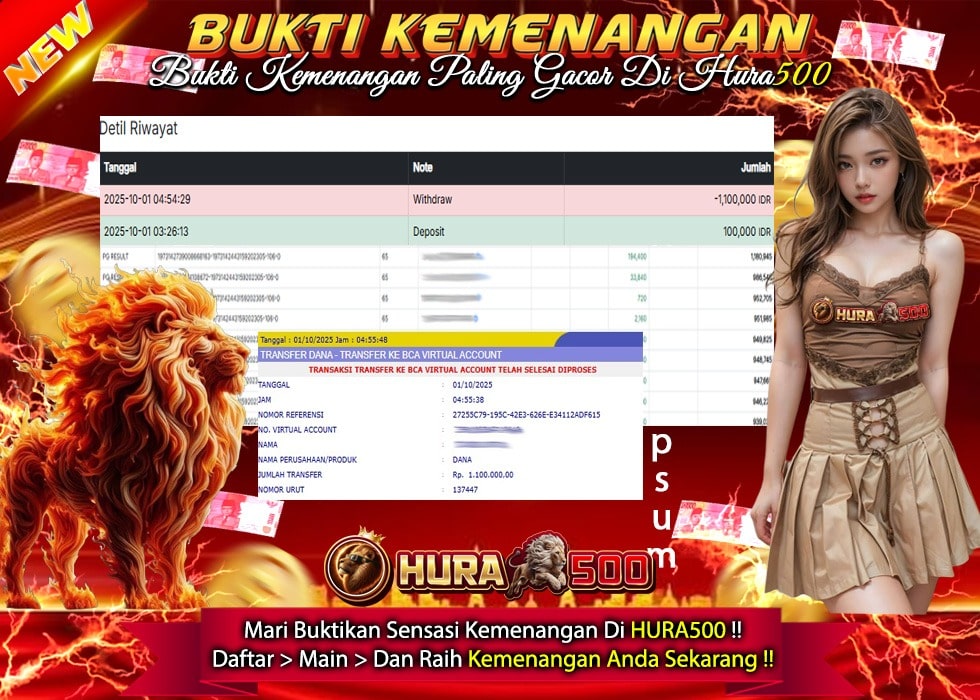 BUKTI JACKPOT SLOT MAHJONG WAYS TERPERCAYA DI INDONESIA TGL 01-10-2025