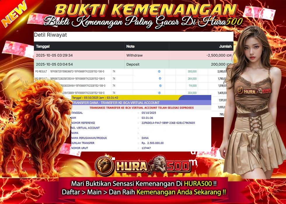 BUKTI JACKPOT SLOT MAHJONG WAYS TERPERCAYA DI INDONESIA TGL 05-10-2025