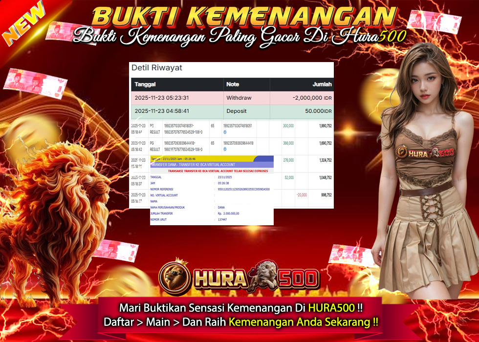 BUKTI JACKPOT SLOT MAHJONG WAYS TERPERCAYA DI INDONESIA TGL 23-11-2025