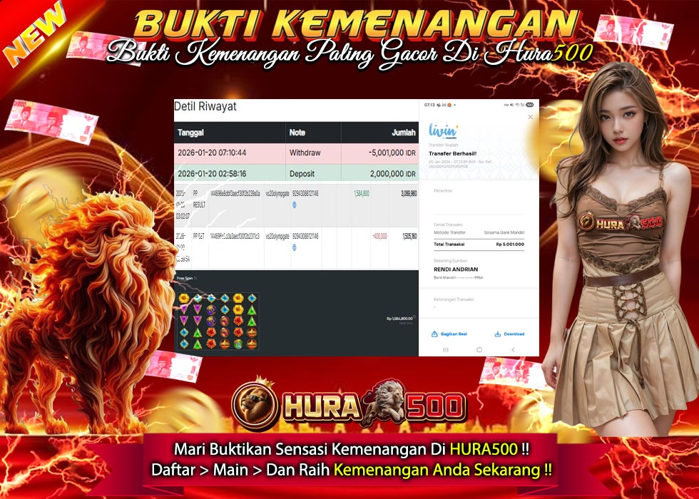 BUKTI JACKPOT SLOT GATES OF OLYMPUS SUPER SCATTER TERPERCAYA DI INDONESIA TGL 20-01-2026