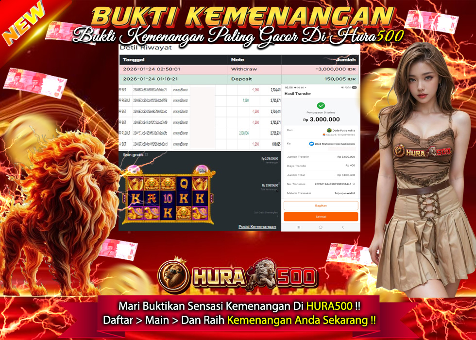 BUKTI JACKPOT SLOT 5 LIONS REBORN TERPERCAYA DI INDONESIA TGL 24-01-2026