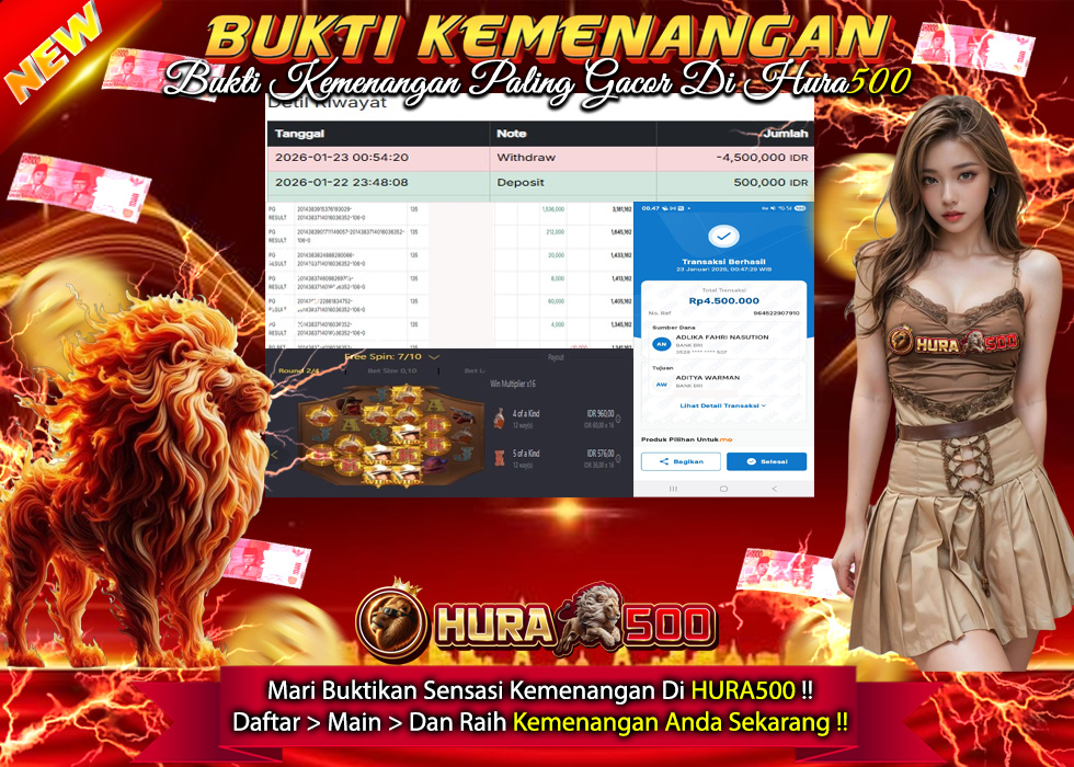 BUKTI JACKPOT SLOT WILD BANDITO TERPERCAYA DI INDONESIA TGL 23-01-2026