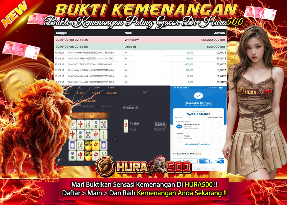 BUKTI JACKPOT SLOT MAHJONG WAYS TERPERCAYA DI INDONESIA TGL 09-03-2026