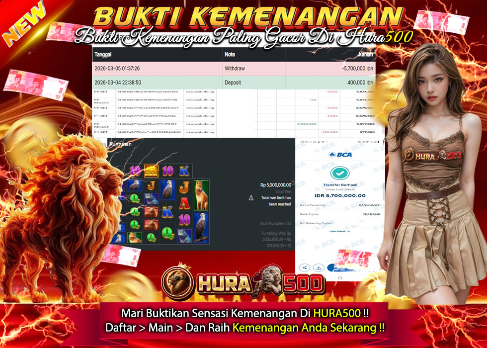 BUKTI JACKPOT SLOT BUFFALO KING MEGAWAYS TERPERCAYA DI INDONESIA TGL 05-03-2026