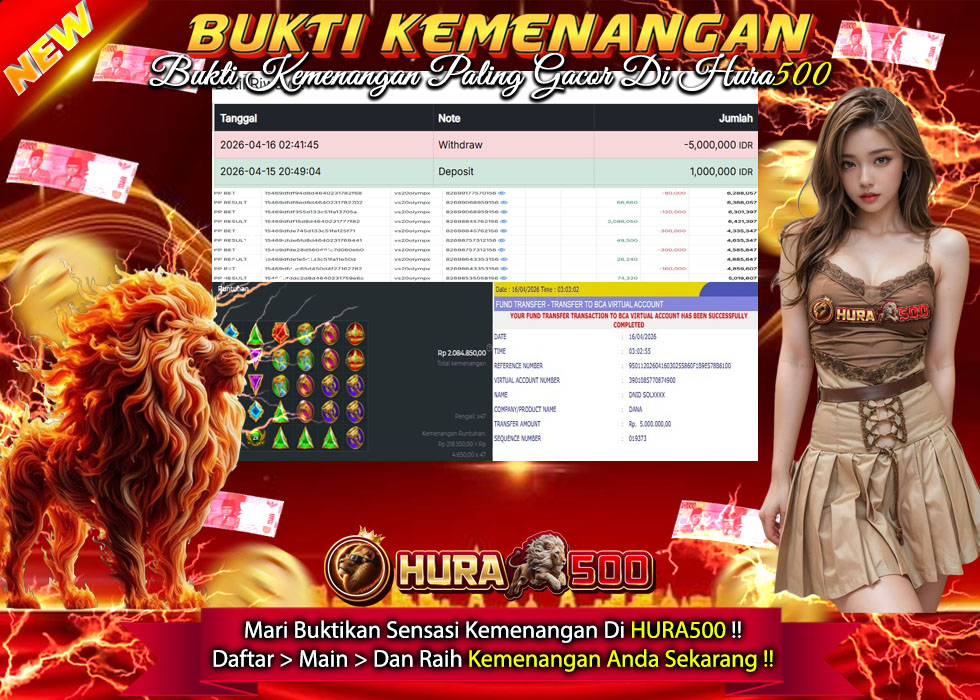 BUKTI JACKPOT SLOT GATES OF OLYMPUS 1000 TERPERCAYA DI INDONESIA TGL 16-04-2026
