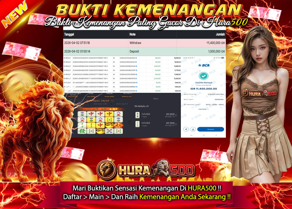 BUKTI JACKPOT SLOT MAHJONG WAYS TERPERCAYA DI INDONESIA TGL 02-04-2026