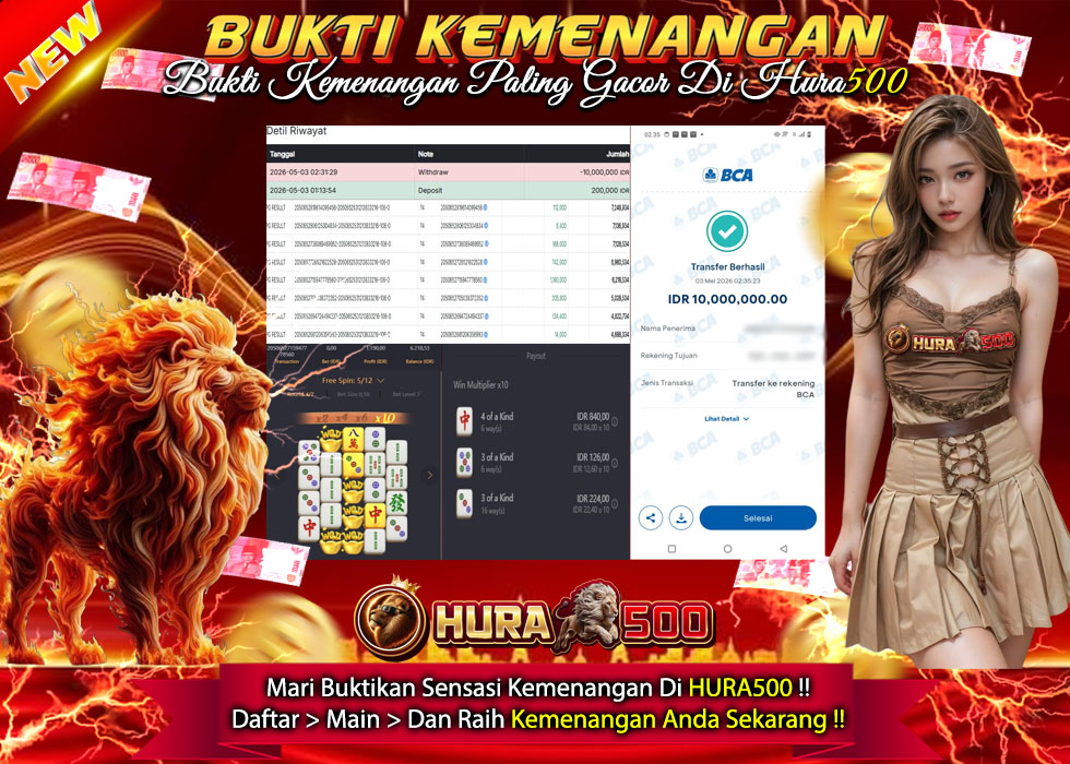 BUKTI JACKPOT SLOT MAHJONG WAYS 2 TERPERCAYA DI INDONESIA TGL 03-05-2026